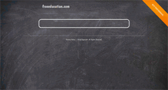 Desktop Screenshot of freeeducation.com